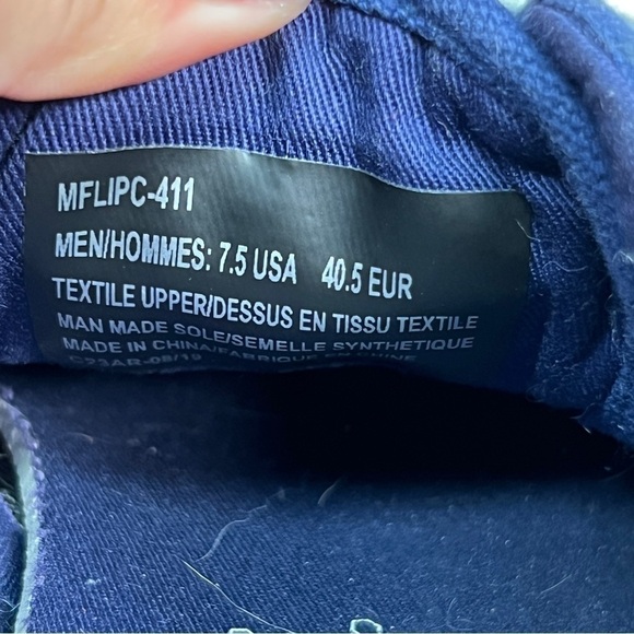 Lugz Navy Blue Lace-Up Low-Top Sneakers Shoes Men’s 7.5 - Picture 8 of 11